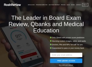 How roshreview.com looks like on a tablet such as an iPad.