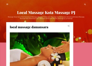How rossesmassageamansuria.blogspot.com looks like on a tablet such as an iPad.