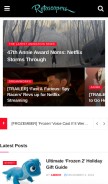 How rotoscopers.com looks like on a mobile device such as an iPhone.