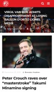How rousingthekop.com looks like on a mobile device such as an iPhone.