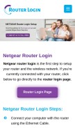 How routerloginnet.tips looks like on a mobile device such as an iPhone.