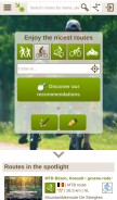 How routeyou.com looks like on a mobile device such as an iPhone.