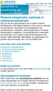 How rovictonline.nl looks like on a mobile device such as an iPhone.