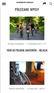 How roweroweporady.pl looks like on a mobile device such as an iPhone.
