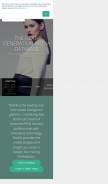 How roxhillmedia.com looks like on a mobile device such as an iPhone.