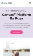 How royacdn.com looks like on a mobile device such as an iPhone.