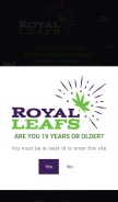 How royalleafs.ca looks like on a mobile device such as an iPhone.