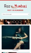 How rozymumbai.com looks like on a mobile device such as an iPhone.