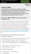 How rp.pl looks like on a mobile device such as an iPhone.