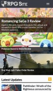 How rpgsite.net looks like on a mobile device such as an iPhone.