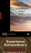 How rr1.com looks like on a mobile device such as an iPhone.