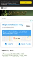 How rscommunity.de looks like on a mobile device such as an iPhone.