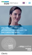 How rsmrecruitment.com looks like on a mobile device such as an iPhone.