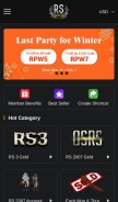 How rsorder.com looks like on a mobile device such as an iPhone.