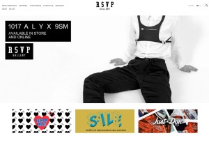 How rsvpgallery.com looks like on a tablet such as an iPad.