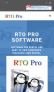 How rtopro.com looks like on a mobile device such as an iPhone.