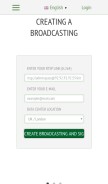 How rtsp.me looks like on a mobile device such as an iPhone.