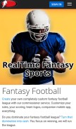How rtsports.com looks like on a mobile device such as an iPhone.