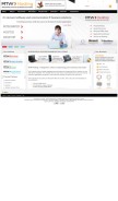 How rtwhosting.com looks like on a mobile device such as an iPhone.