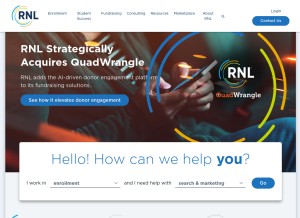 How ruffalonl.com looks like on a tablet such as an iPad.
