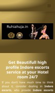 How ruhiahuja.in looks like on a mobile device such as an iPhone.