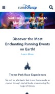 How rundisney.com looks like on a mobile device such as an iPhone.