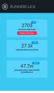How runnerclick.com looks like on a mobile device such as an iPhone.