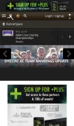 How runnerspace.com looks like on a mobile device such as an iPhone.