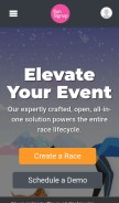 How runsignup.com looks like on a mobile device such as an iPhone.