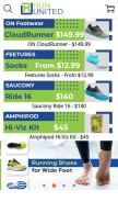 How rununited.com looks like on a mobile device such as an iPhone.