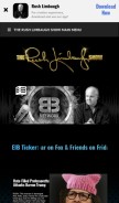 How rushlimbaugh.com looks like on a mobile device such as an iPhone.