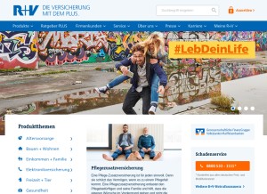 How ruv.de looks like on a tablet such as an iPad.