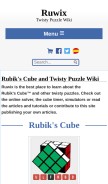 How ruwix.com looks like on a mobile device such as an iPhone.