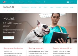 How rvetlink.com looks like on a tablet such as an iPad.