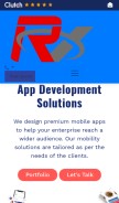 How rvtechnologies.com looks like on a mobile device such as an iPhone.
