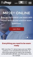 How rxprep.com looks like on a mobile device such as an iPhone.