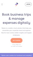 How rydoo.com looks like on a mobile device such as an iPhone.