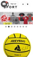 How rytesport.com looks like on a mobile device such as an iPhone.