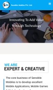 How rythminfoapps.xyz looks like on a mobile device such as an iPhone.