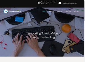 How rythminfoapps.xyz looks like on a tablet such as an iPad.