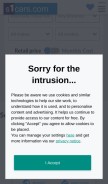 How s1cars.com looks like on a mobile device such as an iPhone.