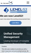 How s2sys.com looks like on a mobile device such as an iPhone.