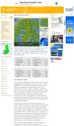 How saa-varoitukset.fi looks like on a mobile device such as an iPhone.