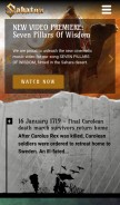 How sabaton.net looks like on a mobile device such as an iPhone.