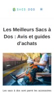 How sacs-dos.com looks like on a mobile device such as an iPhone.