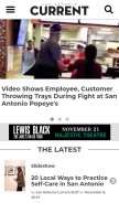 How sacurrent.com looks like on a mobile device such as an iPhone.
