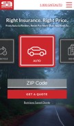 How safeauto.com looks like on a mobile device such as an iPhone.