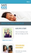 How safekids.org looks like on a mobile device such as an iPhone.