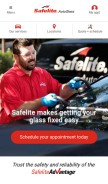 How safelite.com looks like on a mobile device such as an iPhone.