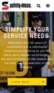 How safety-kleen.com looks like on a mobile device such as an iPhone.